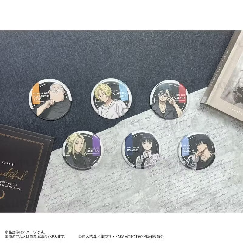 SAKAMOTO DAYS Trading Can Badge (Mode Fashion Ver.) (set of 6) 坂本 日常 襟章