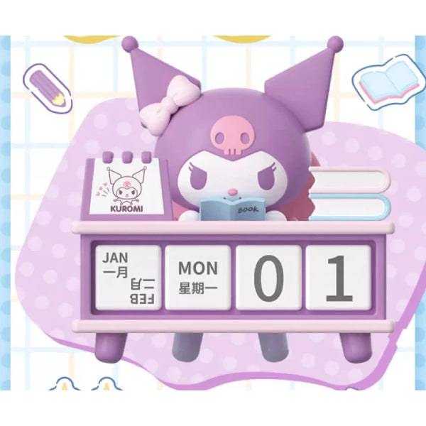 Sanrio characters School Dairy Series Display (Pochacco/ KUROMI) PC狗 可羅米 日曆