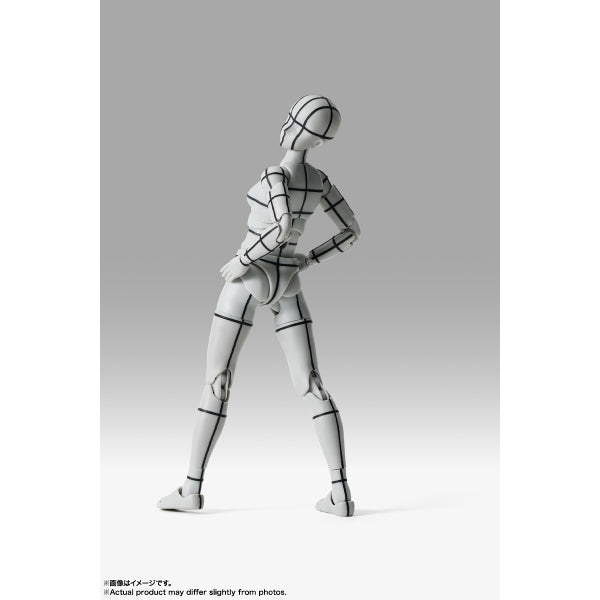 S.H.Figuarts Sports- Edition -WIRE FRAME- (Gray Color Ver.) (BODY KUN/ BODY CHAN) 素體君 素體醬 運動