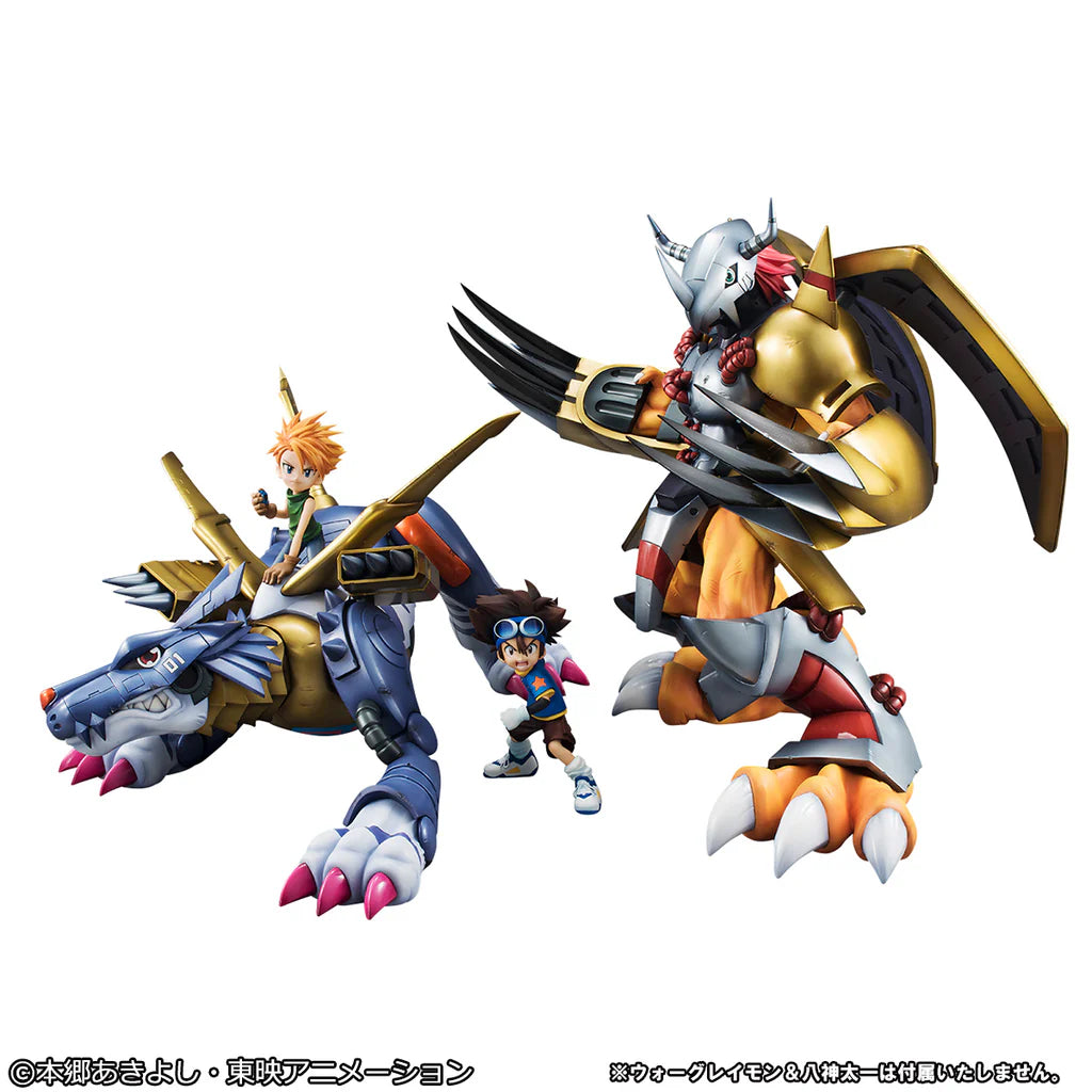 Precious G.E.M. Series Digimon Adventure Metal Garurumon & Ishida Yamato  數碼暴龍 鋼鐵加魯魯獸＆石田大和