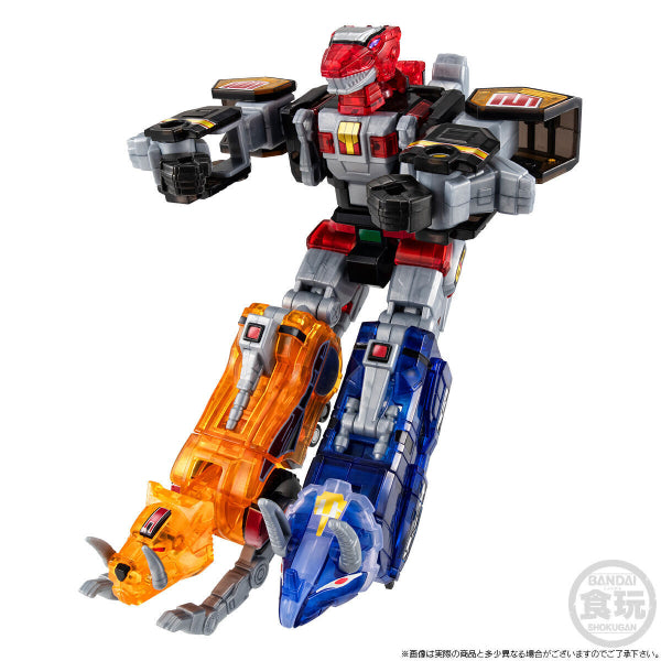 SMP [SHOKUGAN MODELING PROJECT] SHINKA GATTAI DAIZYUZIN DINO CRYSTAL Ver. W/O GUM 恐龍戰隊 恐龍戰隊獸連者 大獸神 clear color