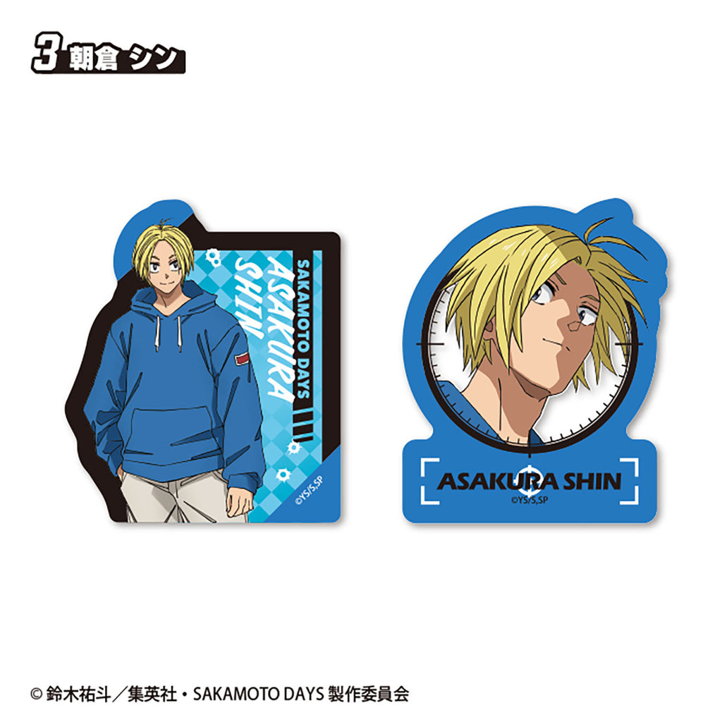 SAKAMOTO DAYS W Die-cut Clear Stickers (set of 15) 坂本日常