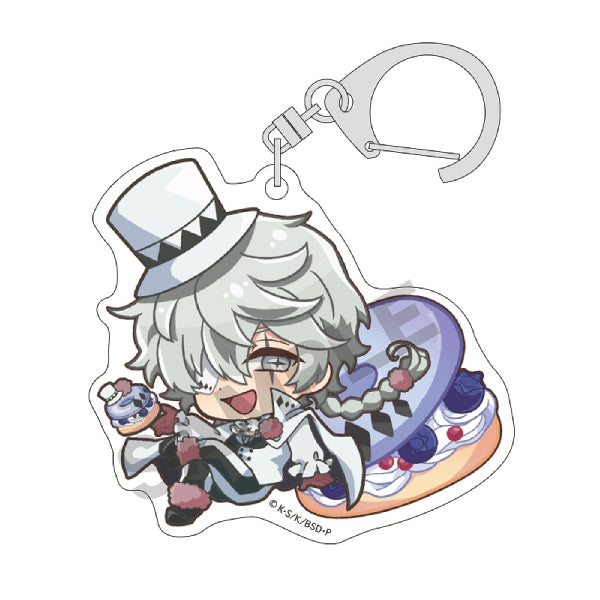 Bungo Stray Dogs Trading Acrylic Key Ring Chara Peko Doughnut (Set of 8) 文豪野犬 鎖匙扣 吊飾 掛飾