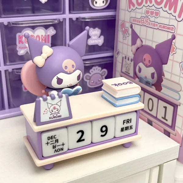 Sanrio characters School Dairy Series Display (Pochacco/ KUROMI) PC狗 可羅米 日曆