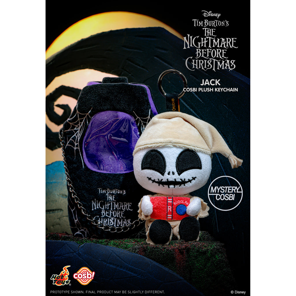 Hot Toys - The Nightmare Before Christmas Cosbi Plush Keychain Collection (set of 6) 怪誕城之夜 傑克