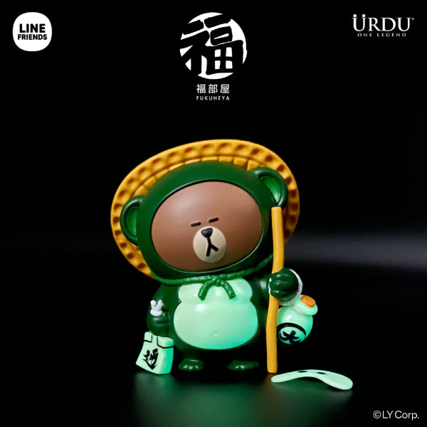 Urdu - Fukuheya Good Luck Brown Series 2 (box of 6) 福部屋 狸貓 河童 Line Friends