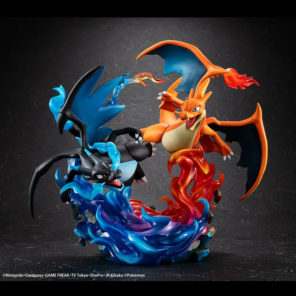 G.E.M.EX Series Pokémon - Mega Charizard X & Mega Charizard Y