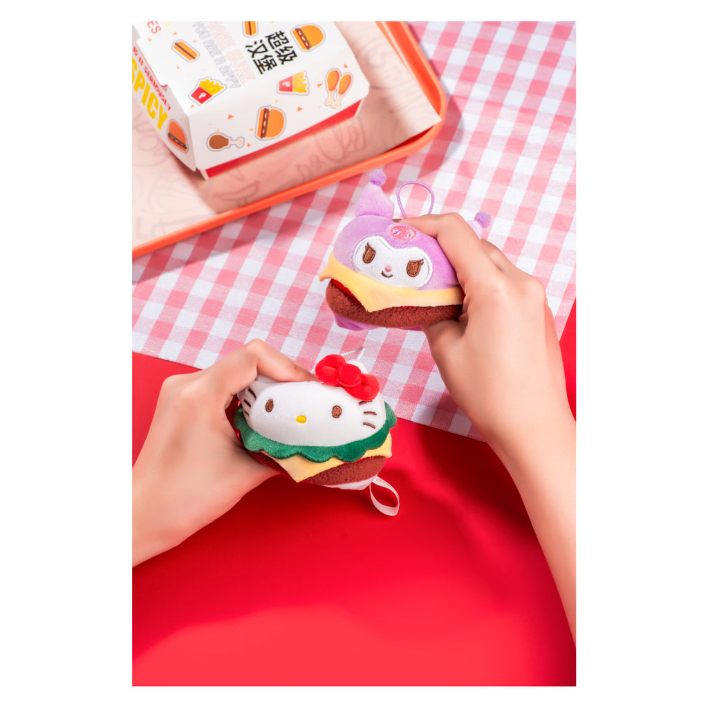 Sanrio characters Burger Series Plush Relaxing Toy (set of 6) 三麗鷗