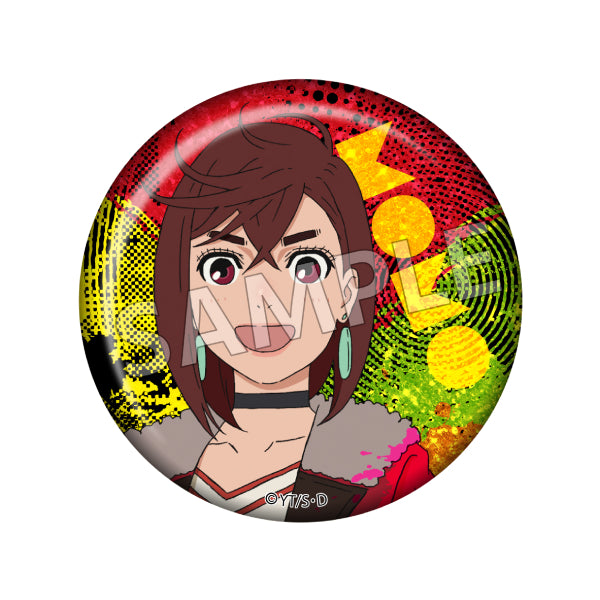 Dandadan sparkling can badges (Momo / Okarun) 膽大黨 襟章 徽章