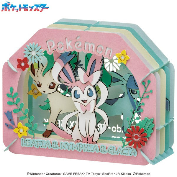 PT-366 PAPER THEATER Pokemon - Leafeon, Sylveon, Glaceon 寵物小精靈 寶可夢 紙劇場 葉 仙子 冰 伊貝