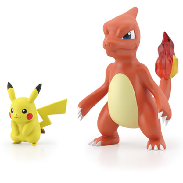 POKEMON SCALE WORLD KANTO REGION PIKACHU & CHARMELEON 寵物小精靈 寶可夢 比卡超 火恐龍