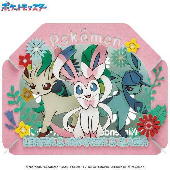 PT-366 PAPER THEATER Pokemon - Leafeon, Sylveon, Glaceon 寵物小精靈 寶可夢 紙劇場 葉 仙子 冰 伊貝