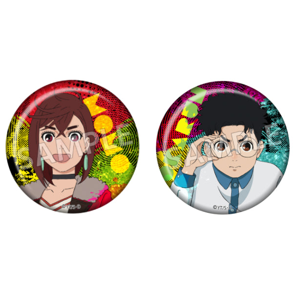 Dandadan sparkling can badges (Momo / Okarun) 膽大黨 襟章 徽章