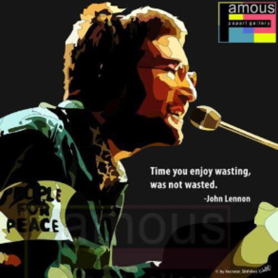 Pop Art Wall Decoration Drawing (John Lennon - Piano) 披頭四 Beatles 掛畫