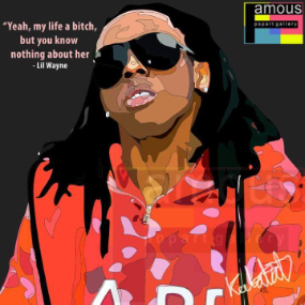 Pop Art Wall Decoration Drawing (Lil Wayne) 掛畫