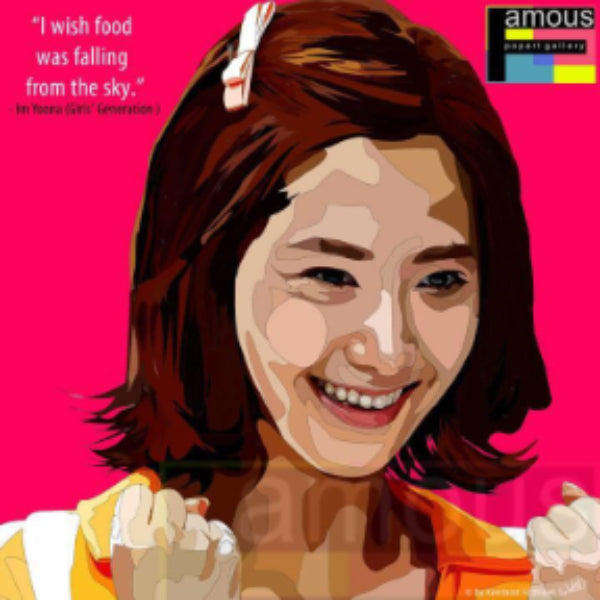 Pop Art Wall Decoration Drawing (Im Yoona) 掛畫