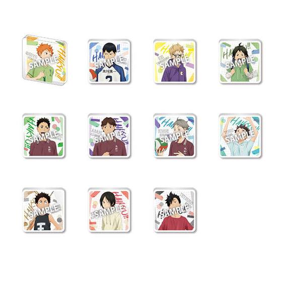 Haikyuu!! Memory Trading Acrylic Block (set of 11) 排球少年