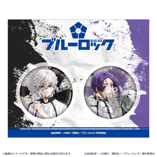 Blue Lock Hologram Can Badge Set 藍色監獄 襟章 凪誠士郎 御影玲王