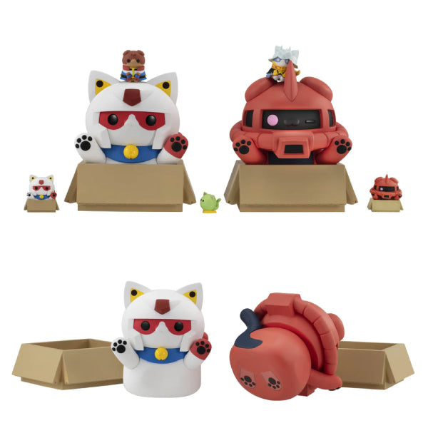 MEGA CAT PROJECT - Mobile Suit Gundam - Giant Mobile Suit Nyandam (Gundam / Char's Zaku) 機動戰士 高達 渣古 紅渣