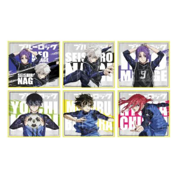 [SUNRISEPOP] BlueLock - Colored Paper (set of 6) 藍色監獄 色紙 蜂樂迴 千切豹馬 潔世一 御影玲王 凪誠士郎 Blue Lock shikishi