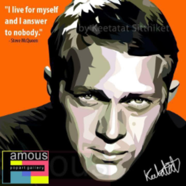 Pop Art Wall Decoration Drawing (Steve McQueen) 掛畫