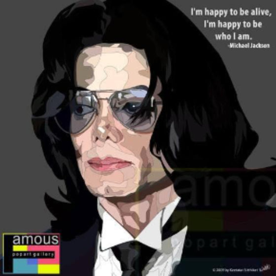 Pop Art Wall Decoration Drawing (Michael Jackson) MJ 米高·積遜 掛畫