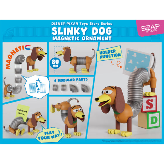 Disney Pixar Slinky Dog Magnetic Figure 彼思 迪士尼 反斗奇兵 彈弓狗 ornament