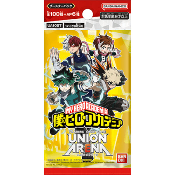 UNION ARENA Booster Pack My Hero Academia (box of 16 packs) 我的英雄學院 卡牌 咭包
