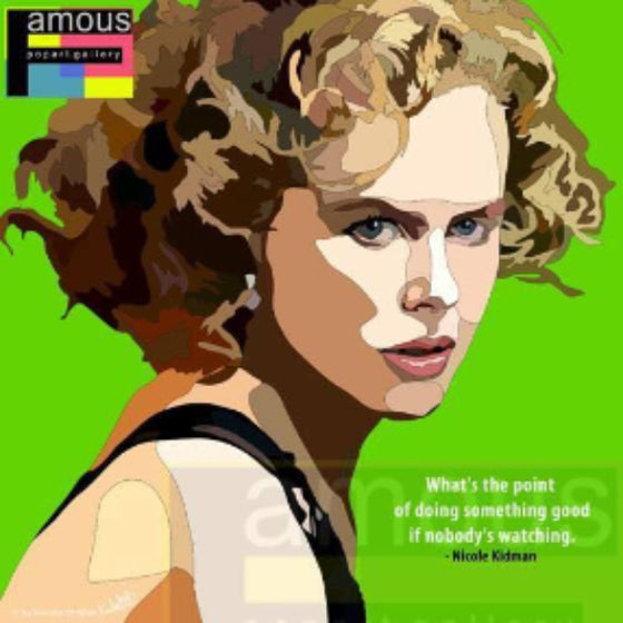 Pop Art Wall Decoration Drawing (Nicole Kidman) 妮歌潔曼 掛畫