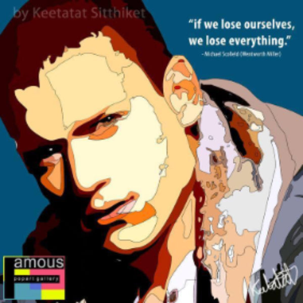 Pop Art Wall Decoration Drawing (Michael Scofield) 施米高 掛畫
