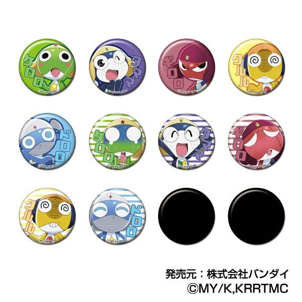 New Sergeant Keroro movie 2026 Can Badge (set of 12) 軍曹