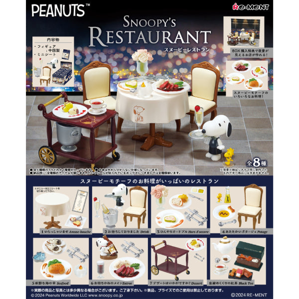 REMENT - SNOOPY Restaurant (set of 8) 史諾比 史路比 史努比