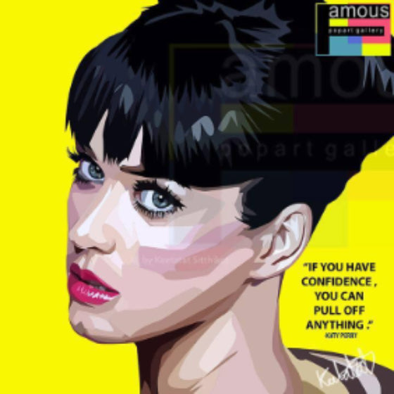 Pop Art Wall Decoration Drawing (Katy Perry) 掛畫