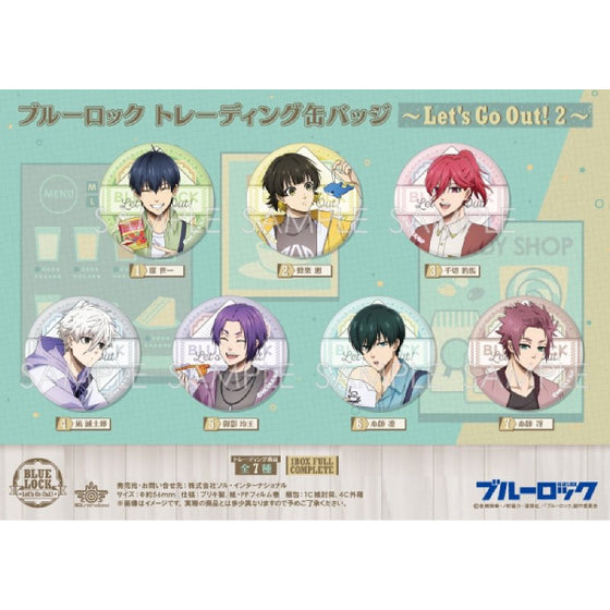 Blue Lock Trading Can Badge Let's Go Out! 2 (set of 7) 藍色監獄 襟章