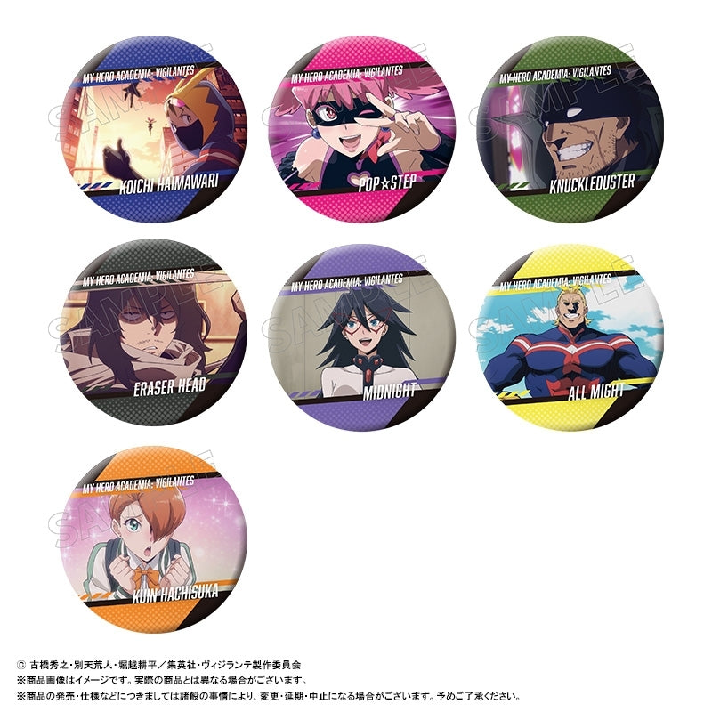 Vigilante My Hero Academia ILLEGALS Trading Can Badge (set of 7) 我的英雄學院 襟章