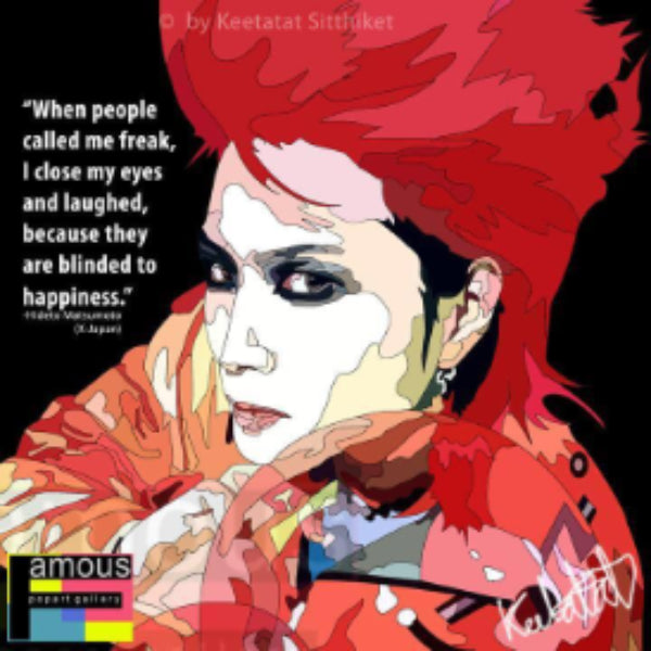 Pop Art Wall Decoration Drawing (Hide - X-Japan) 掛畫