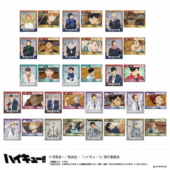 Haikyu!! Photo-style Metal Sticker Collection -Weather Copyrights First Edition- (set of 17) 排球少年 貼紙 天氣版權