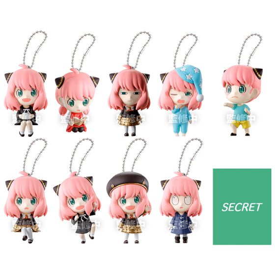 SPY x FAMILY MASCOT ~ ANYA COLLECTION ~ W/O GUM (set of 10) 間諜家家酒 間諜過家家 安妮亞 アーニャ 鎖匙扣 吊飾 掛飾