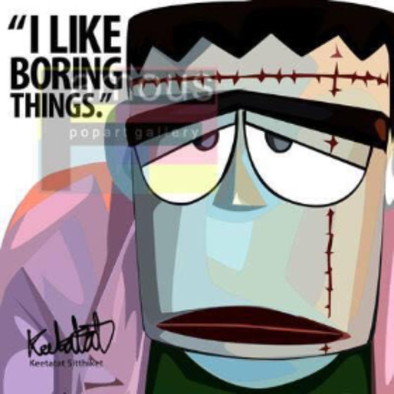 Pop Art Wall Decoration Drawing (Frankenstein) 科學怪人 掛畫