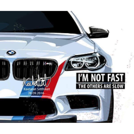 Pop Art Wall Decoration Drawing (Car - BMW) 掛畫