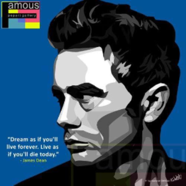 Pop Art Wall Decoration Drawing (James Dean) 占士·甸 掛畫