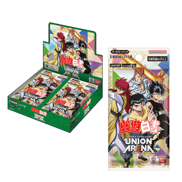 UNION ARENA Booster Pack Yu Yu Hakusho [UA21BT] (box of 16 packs) 幽遊白書 卡牌
