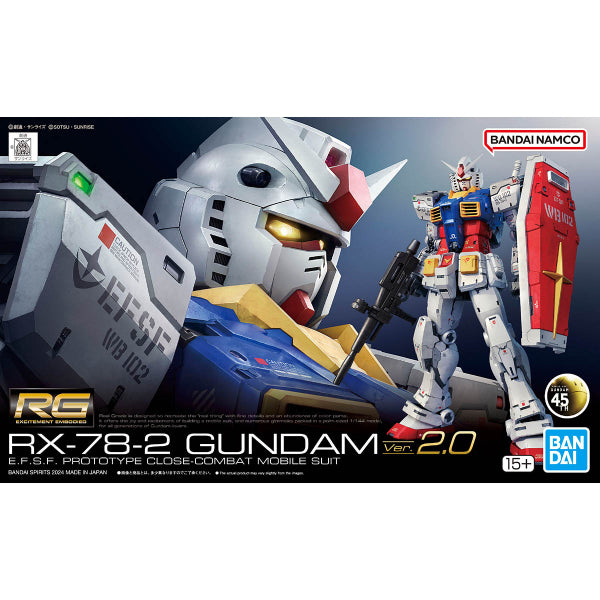 RG 1/144 RX-78-2 GUNDAM Ver.2.0 機動戰士 高達 元祖
