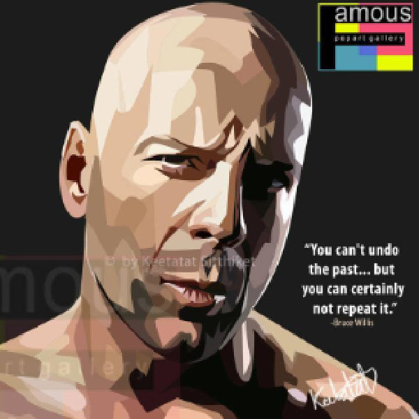 Pop Art Wall Decoration Drawing (Bruce Willis) 布斯·韋利士 掛畫