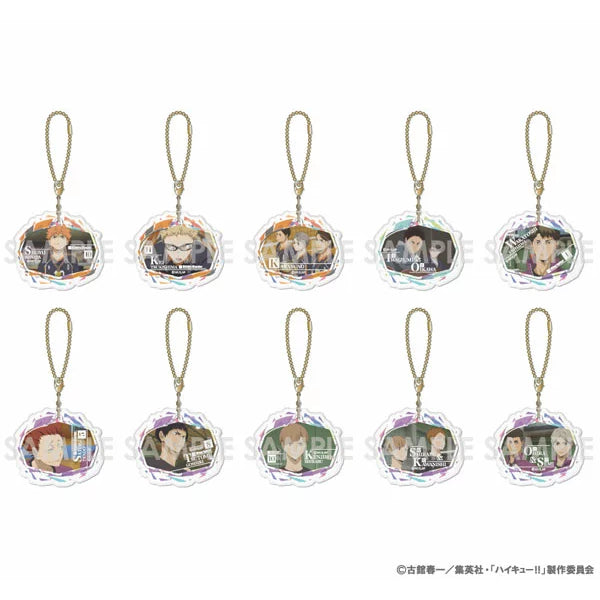 Haikyu!! Protect Clear Charm 4th Match (set of 10) 排球少年 鎖匙扣 吊飾 掛飾
