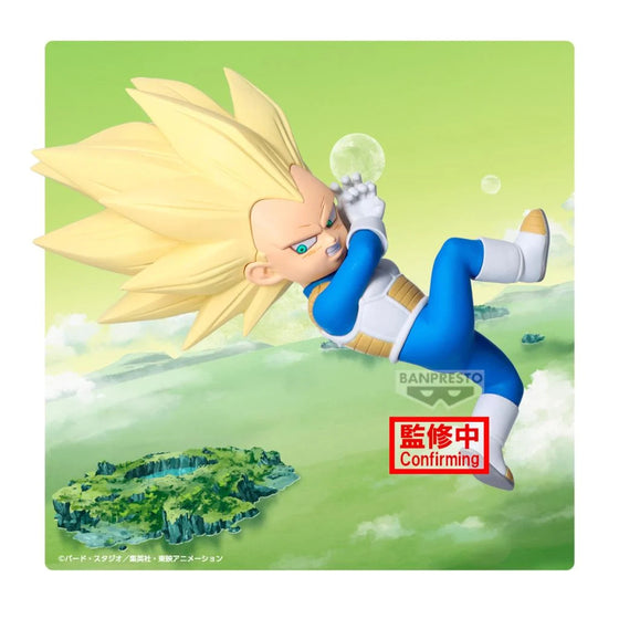 DRAGON BALL DAIMA SUPER SAIYAN 3 VEGETA(MINI) FIGURE WITH PANEL 龍珠 比達