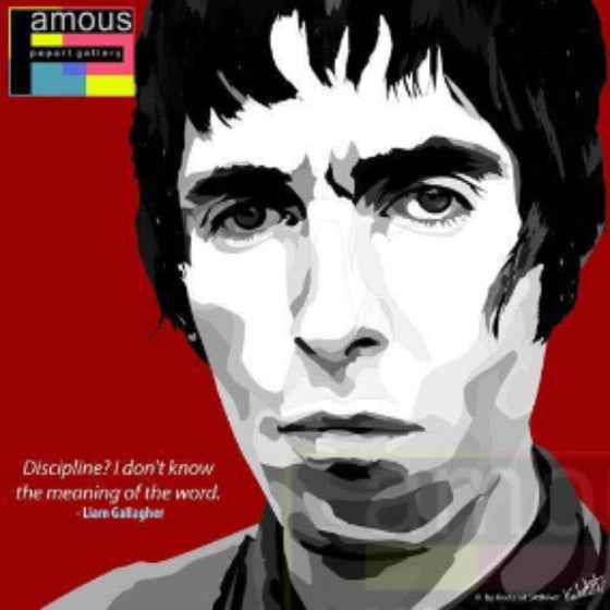 Pop Art Wall Decoration Drawing (Liam Gallagher) 掛畫