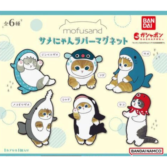 MOFUSAND SAMENYAN RUBBER MAGNET (set of 6) 扭蛋 磁貼 gashapon capsule