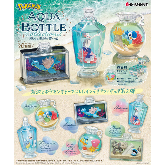 REMENT - POKEMON AQUA BOTTLE collection 2 (set of 6) 寵物小精靈 寶可夢 (2024 May Resale ver.)