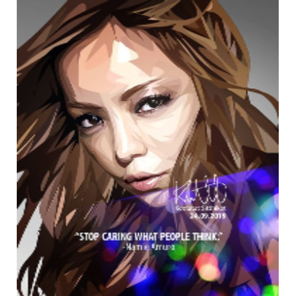 Pop Art Wall Decoration Drawing (Namie Amuro - Stop Caring what people think) 安室奈美惠 掛畫